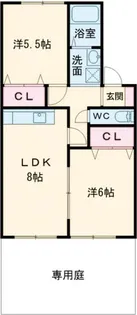 セジュールNA【1階】の間取り
