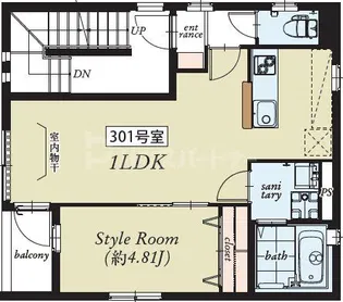 MAISON SA XIX【3階】の間取り