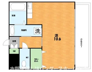 ルーセントオーデンアネックス【3階】の間取り