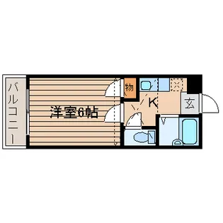 宮城県仙台市青葉区中山5【アパート】の間取り