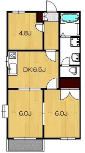 神奈川県横浜市都筑区川和町【アパート】の間取り