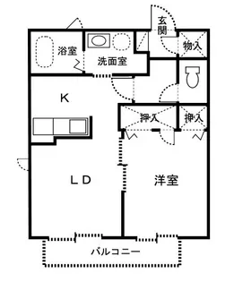 プランドールA【2階】の間取り