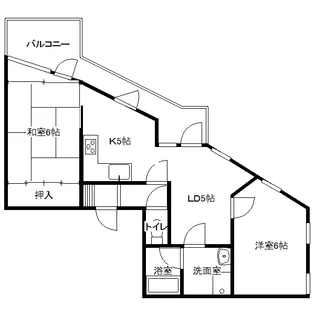石川県金沢市幸町【マンション】の間取り