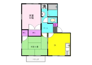 ヴィラ堀池【1階】の間取り