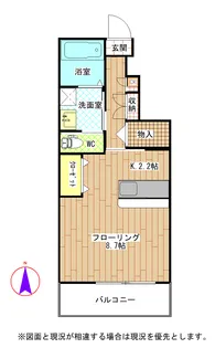 プリムローズ【1階】の間取り