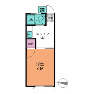 ひかりハイツ【2階】の間取り