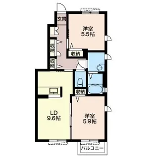 ◆S141 シャーメゾン【1階】の間取り