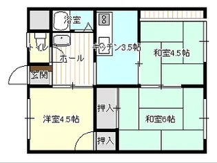 コーポ森秀【2階】の間取り