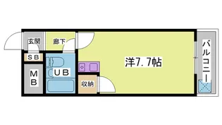 ファミール西舞子【2階】の間取り