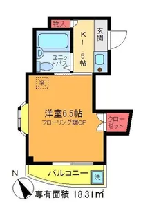 フラットリット【2階】の間取り