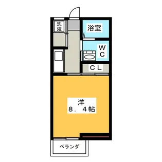 アビタシオンサンアイ【2階】の間取り