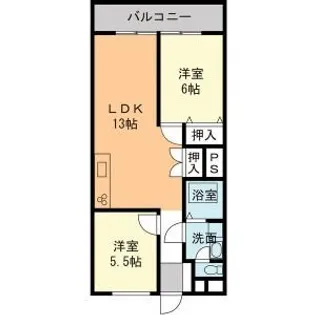 ロイヤル太平洋【4階】の間取り