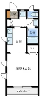 Grand View 桜花(グランドビューオウカ)【2階】の間取り