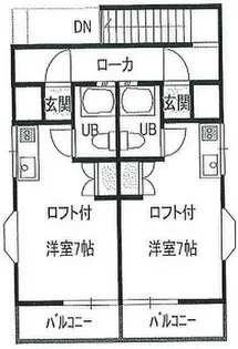 メゾンキャロル【2階】の間取り