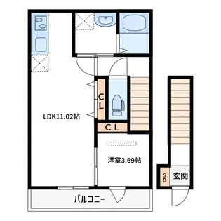 Y-スタイル【2階】の間取り