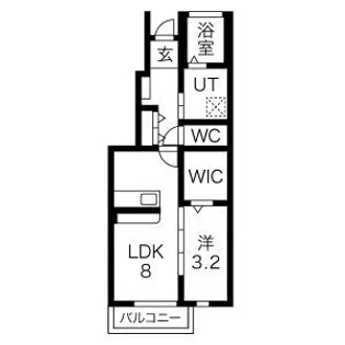 Le Meilleur水沢B【1階】の間取り