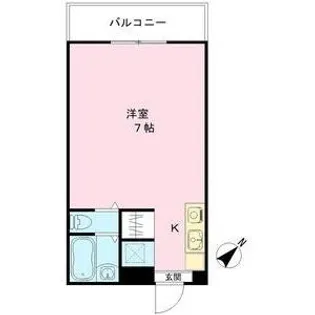 プレジール有瀬【2階】の間取り