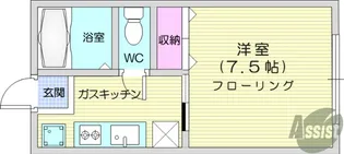 セフィラフジ【1階】の間取り