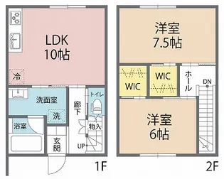 Blanc.Lapis(ブロン.ラピス)【1階】の間取り