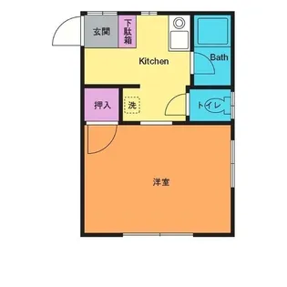 ハイツあだん【1階】の間取り