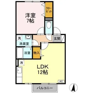 プラナスガーデン【2階】の間取り