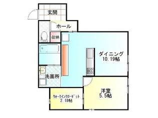 福島県いわき市明治団地【一戸建】の間取り
