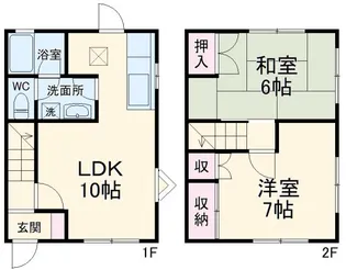 神奈川県横浜市旭区今宿南町【一戸建】の間取り