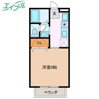 クレストコート1999【2階】の間取り