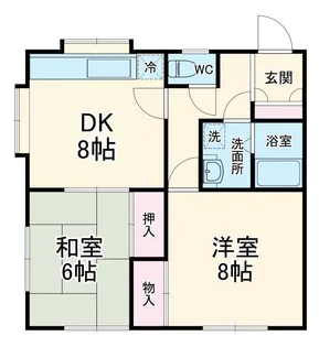 市ヶ尾森ビル弐番館【1階】の間取り