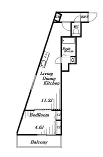 アンブラッセ要町【6階】の間取り