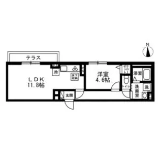 東京都八王子市元横山町2【マンション】の間取り