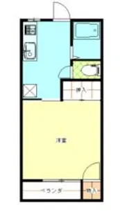 1Kの間取り画像