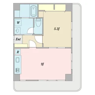 カーサ湊町【2階】の間取り