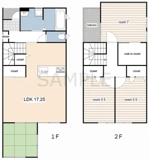 岡山県岡山市中区原尾島3【一戸建】の間取り