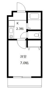 山崎ハイツII【2階】の間取り