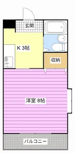 コナビック上西【1階】の間取り