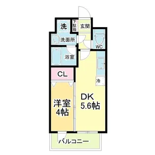 エルスタンザ子平町【4階】の間取り