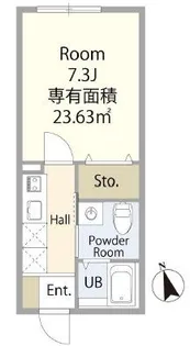 クレスト東村山【1階】の間取り