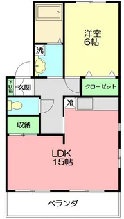 フローレンス厚木【1階】の間取り