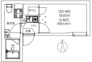CITY WALK王子【1階】の間取り