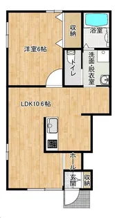 AFC RESIDENCE 上石田【1階】の間取り
