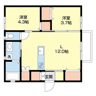 グランエム【1階】の間取り