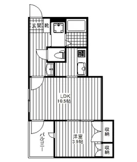 東京都杉並区上高井戸1【マンション】の間取り