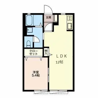 サンテラス A【2階】の間取り