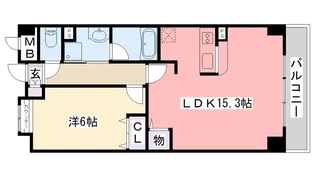 MINT甲子園三番町【3階】の間取り