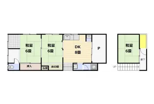 広島県広島市中区江波西2【一戸建】の間取り