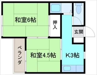 プランドール【1階】の間取り