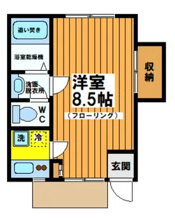 プチフランス【1階】の間取り