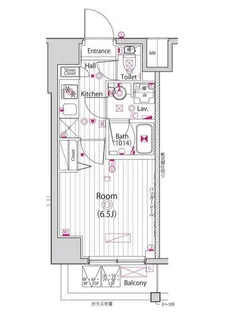 1Kの間取り画像