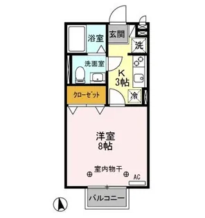 エルデ大類【2階】の間取り